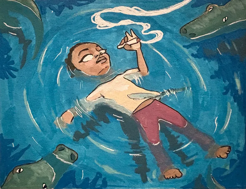 Florida Waters, painting by JustBee