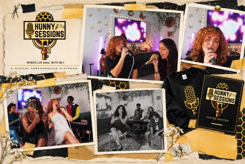 Hunny Sessions, brand design by JustBee