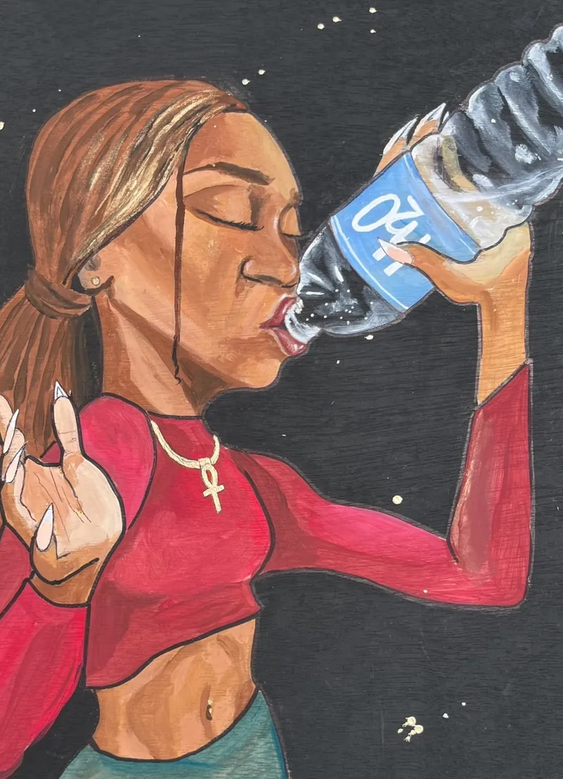 Hydrate, painting by JustBee