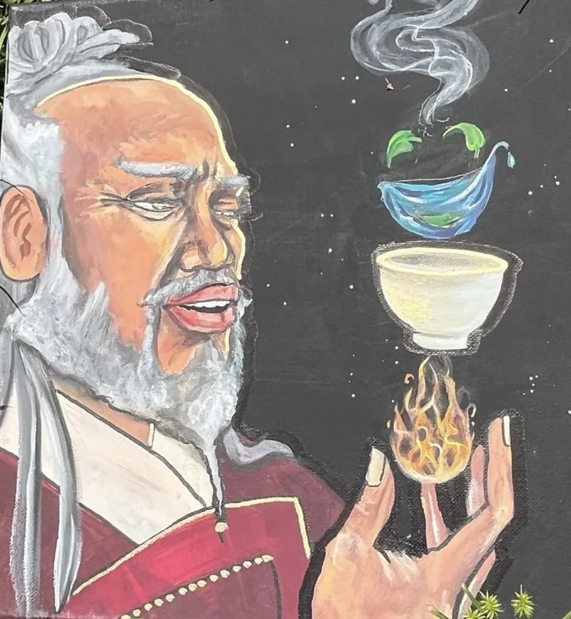 Iroh, painting by JustBee