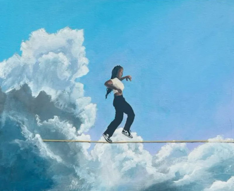 Not Like Us, painting by JustBee