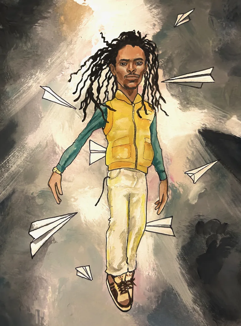 Paper Planes, painting by JustBee