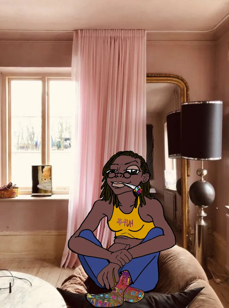 In My Corner, digital illustration by JustBee