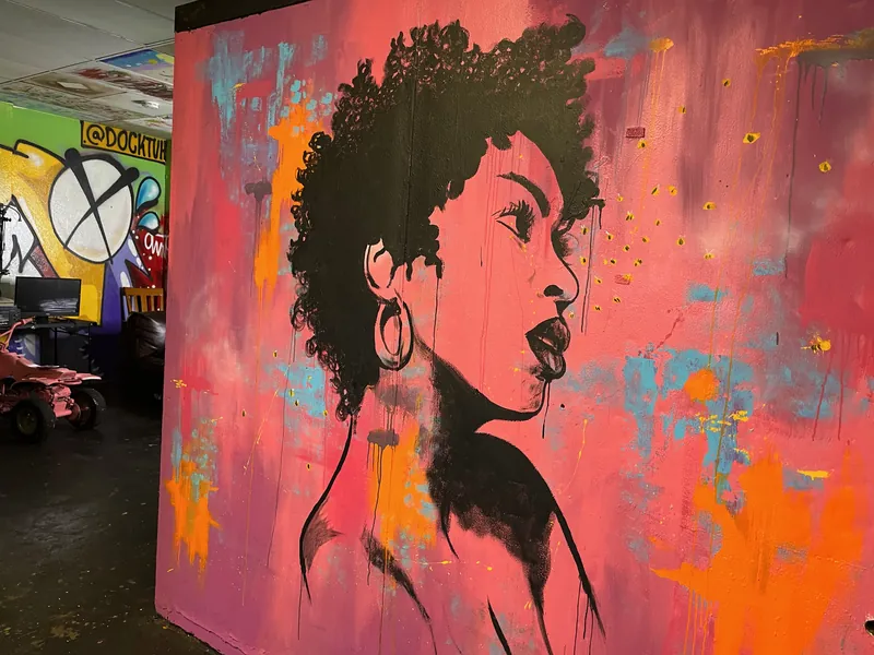 Lauryn, mural by JustBee