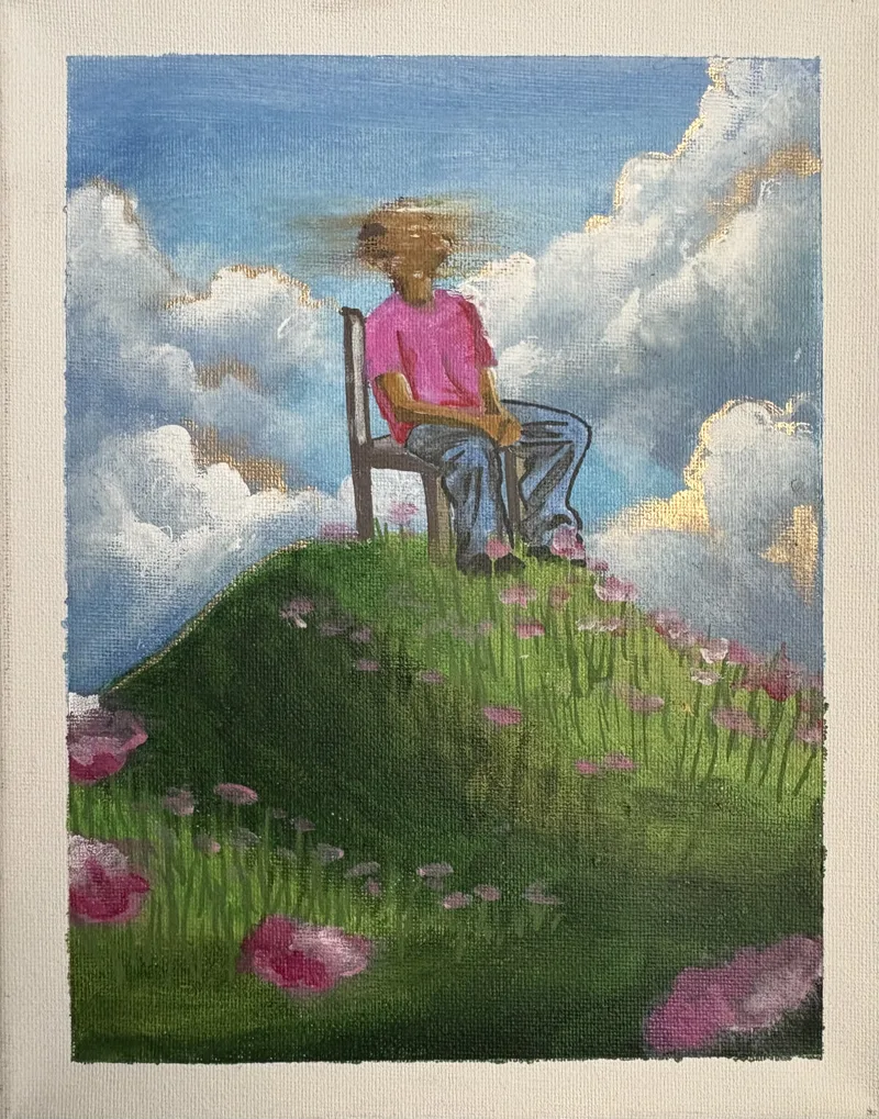 Solitude, painting by JustBee