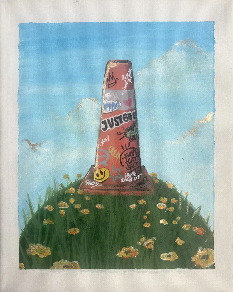 Stay Dangerous, painting by JustBee