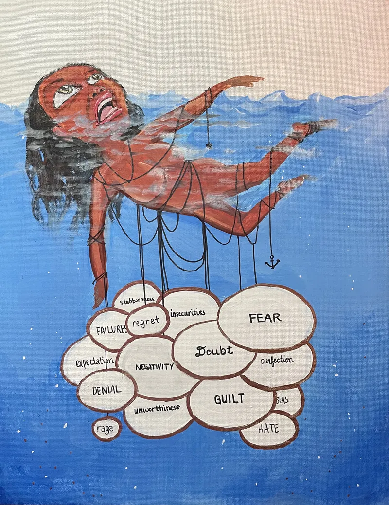 Let It Go, painting by JustBee