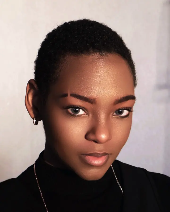 JustBee portrait, looking into the camera