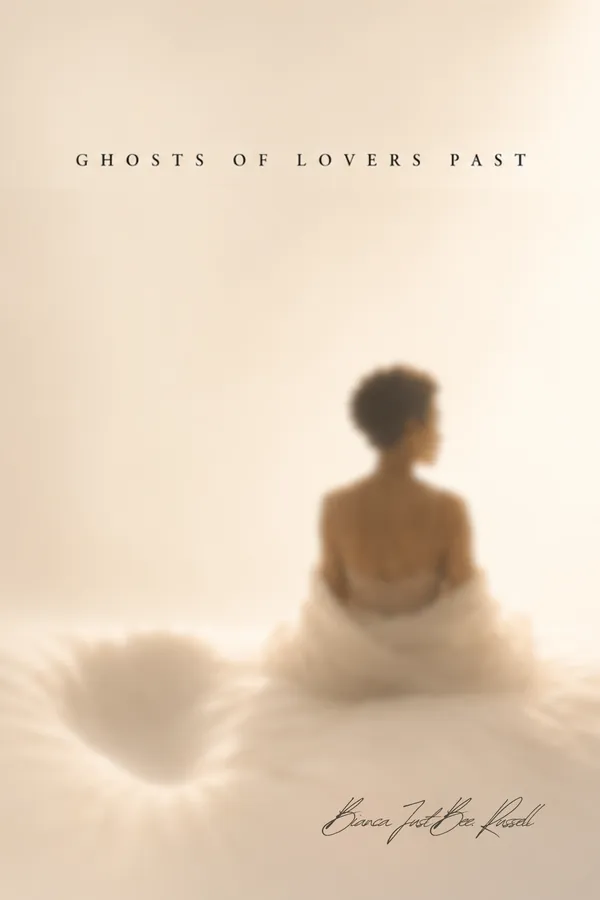 Ghosts of Lovers Past cover: a woman seen from behind, wrapped in soft light