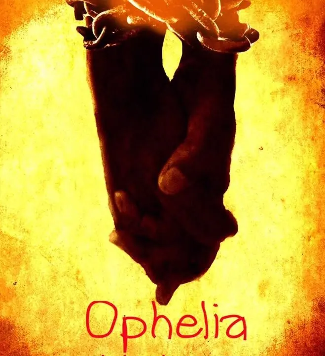 Ophelia poster: two hands clasped beneath chains